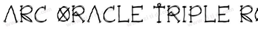 ABC Oracle Triple Bo字体转换